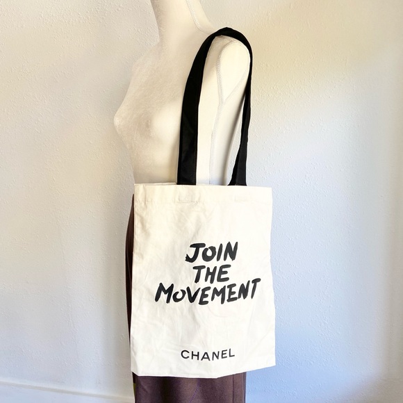 Chanel Other Authentic Chanel Canvas Tote Shopping Bag Gift Poshmark